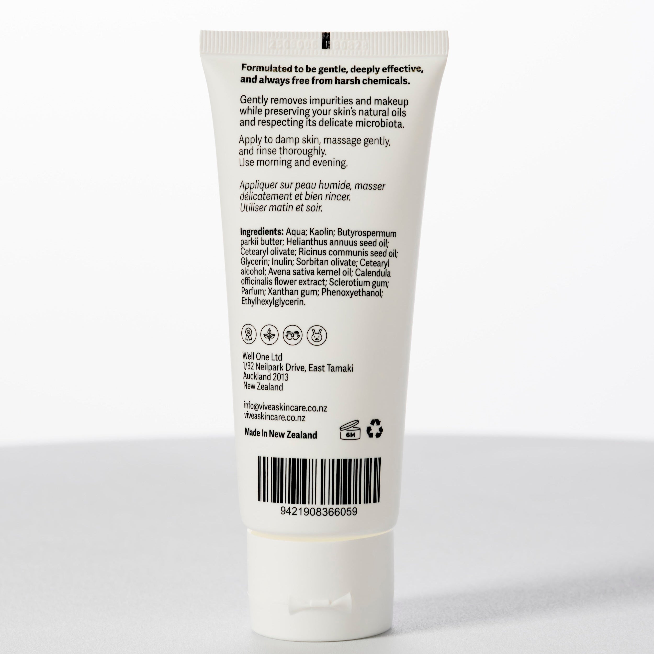 Vivéa Gentle Creamy Cleanser | Nourishing Cleanser for Sensitive Mature Skin